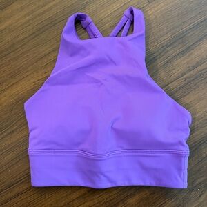 Lululemon Neon Purple Sports Bra